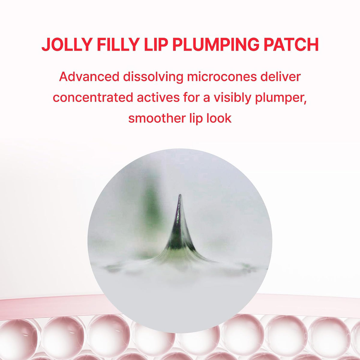 JOLLY FILLY Lip Plumping Patch – Microneedle Patch Χειλιών για Όγκο & Ενυδάτωση