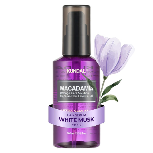 Macadamia Hair Serum White Musk – Serum Μαλλιών Θρέψης & Λάμψης με 15 Φυτικά Έλαια