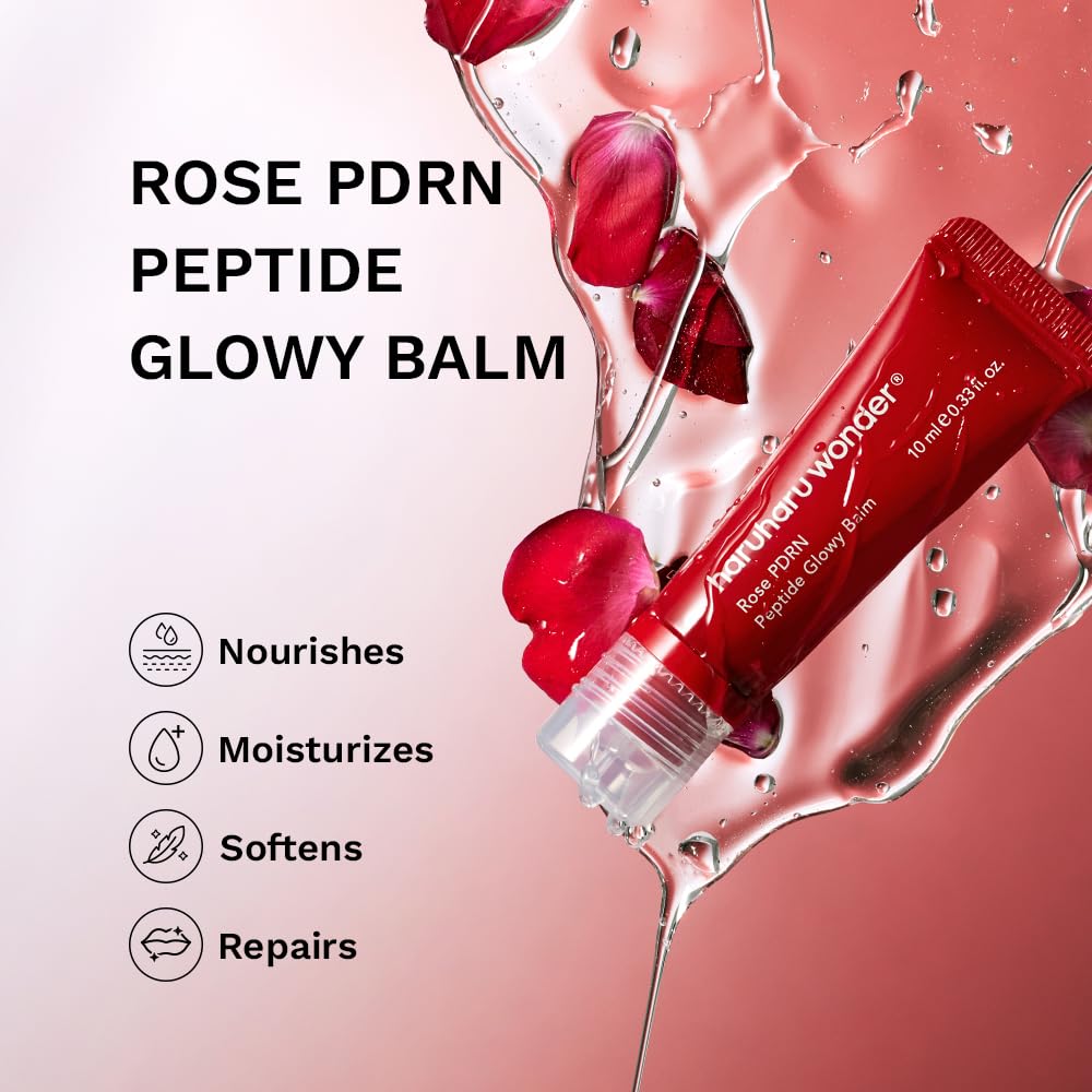 Rose PDRN Peptide Glowy Balm – Ενυδατικό Balm Χειλιών για Λάμψη & Plumping με Vegan PDRN και Πεπτίδια