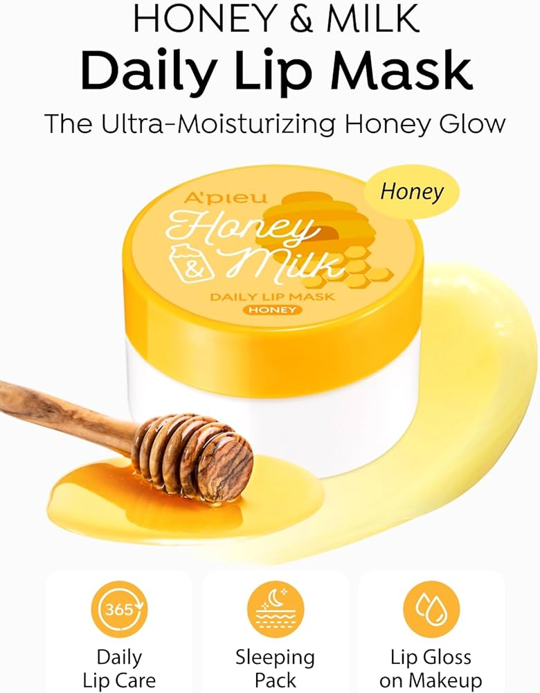 Honey & Milk Lip Mask Honey - Μάσκα χειλιών