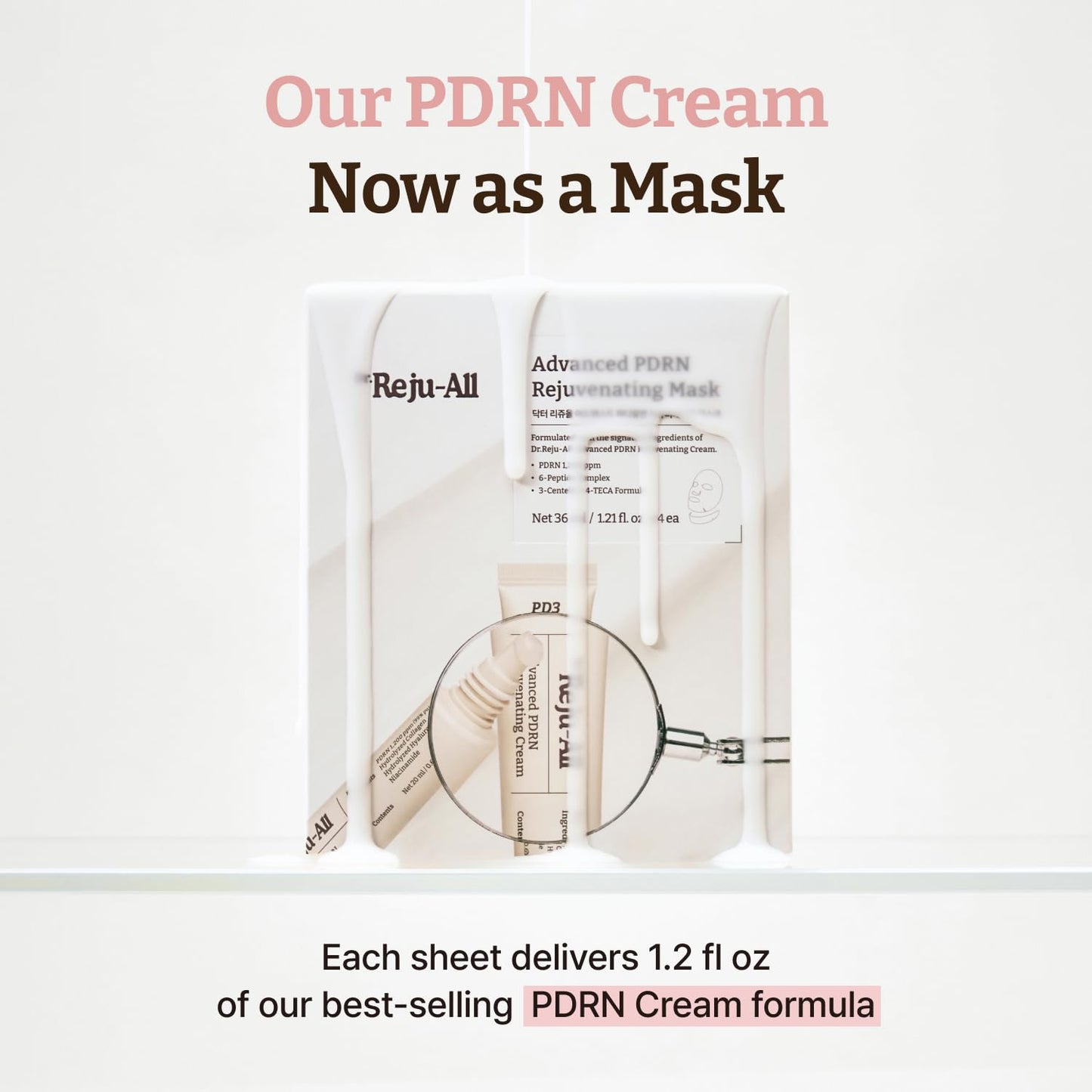Advanced PDRN Rejuvenating Mask - Αναζωογονητική Μάσκα Προσώπου & Λαιμού με PDRN, Κολλαγόνο & Πεπτίδια