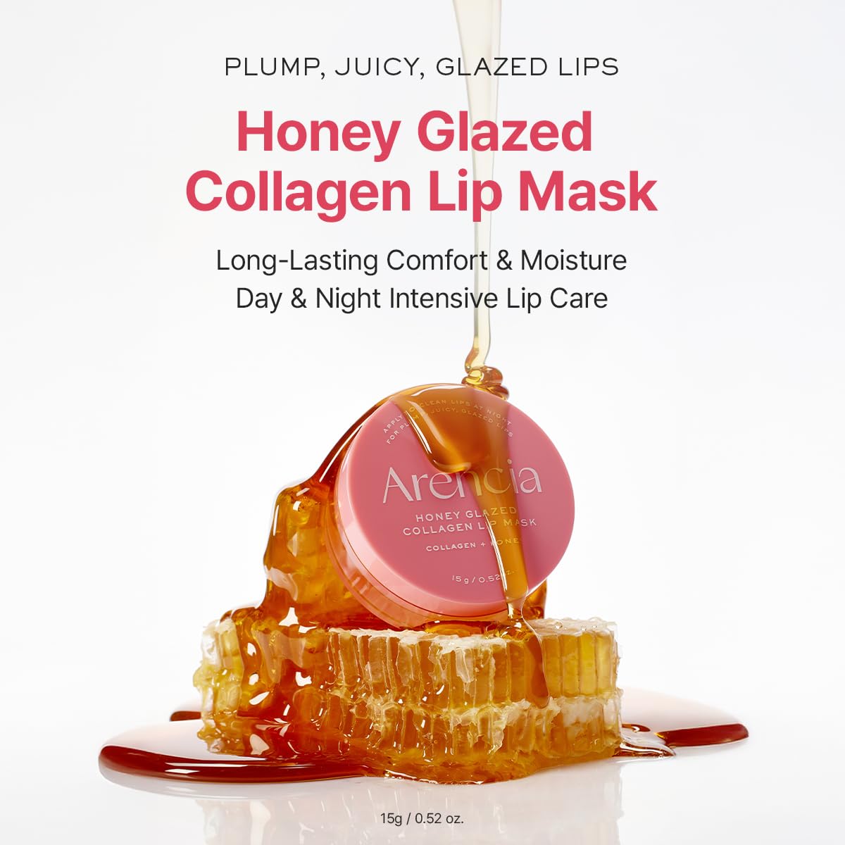 Honey Glazed Collagen Lip Mask - Εντατική Μάσκα Χειλιών για Ενυδάτωση & Όγκο