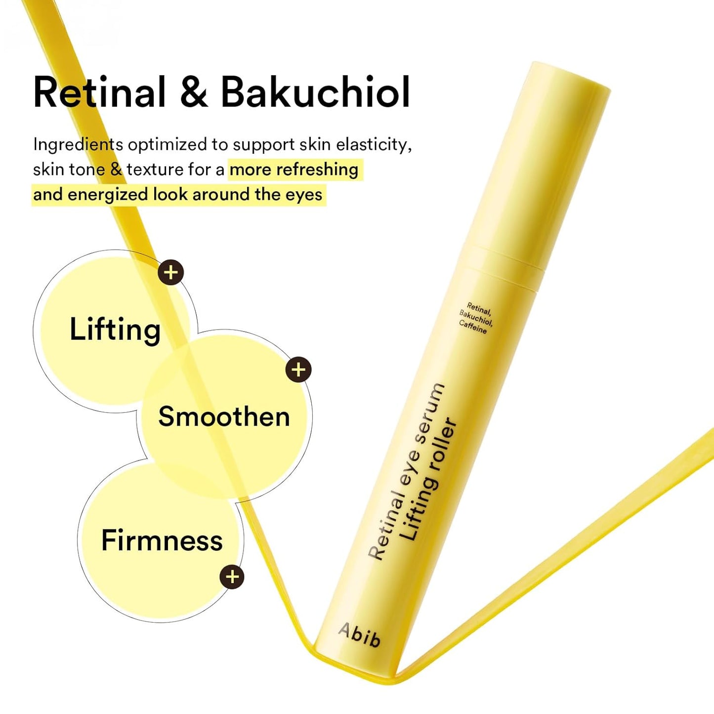 Retinal Eye Serum Lifting Roller - Ορός Ματιών με Retinal & Καφεΐνη με Roller Ανόρθωσης