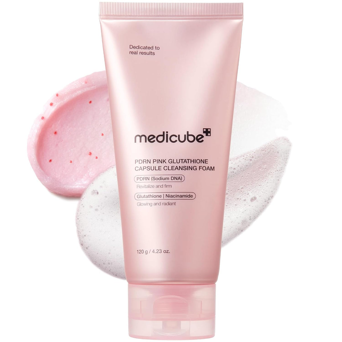 PDRN Pink Glutathione Capsule Cleansing Foam – Αφρός Καθαρισμού Λάμψης & Ενυδάτωσης με PDRN, Γλουταθειόνη & Κολλαγόνο