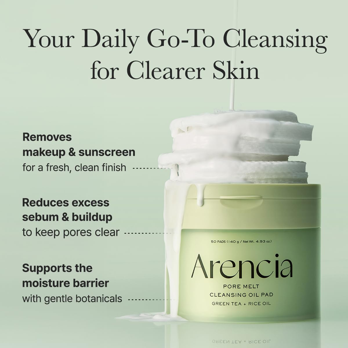 Pore Melt Cleansing Oil Pad – Pads Καθαρισμού για Μακιγιάζ, Αντηλιακό & Πόρους με Rice Bran Oil