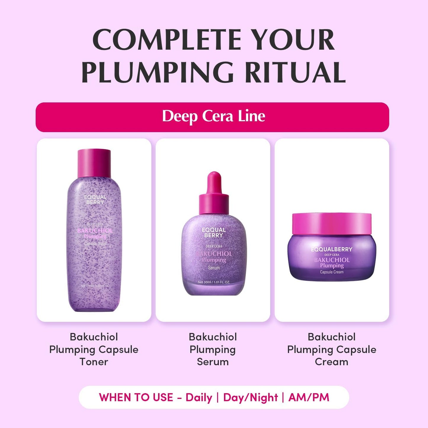 Bakuchiol Plumping Capsule Toner – Τονωτική Λοσιόν Σύσφιξης με Bakuchiol, Κεραμίδια & Υαλουρονικό