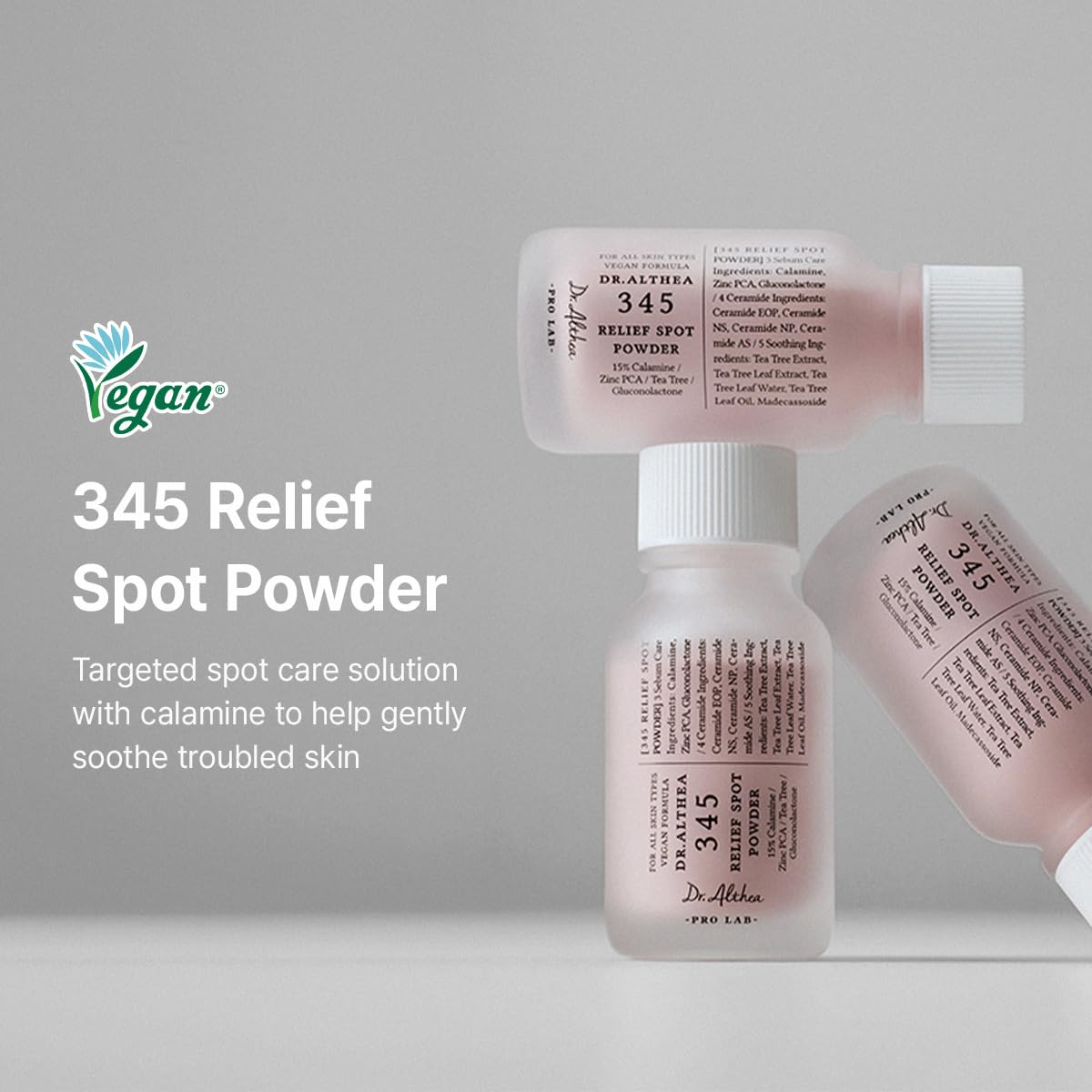 345 Relief Spot Powder – Τοπική Θεραπεία για Σπυράκια & Ατέλειες με Καλαμίνη, Ψευδάργυρο και Ceramides
