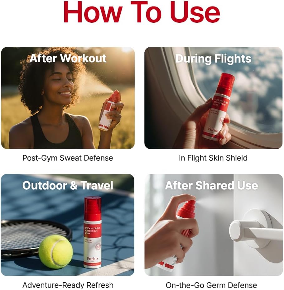 Hypochlorous Acid Rescue Spray - Καθαριστικό & Καταπραϋντικό Mist με HOCl & Witch Hazel