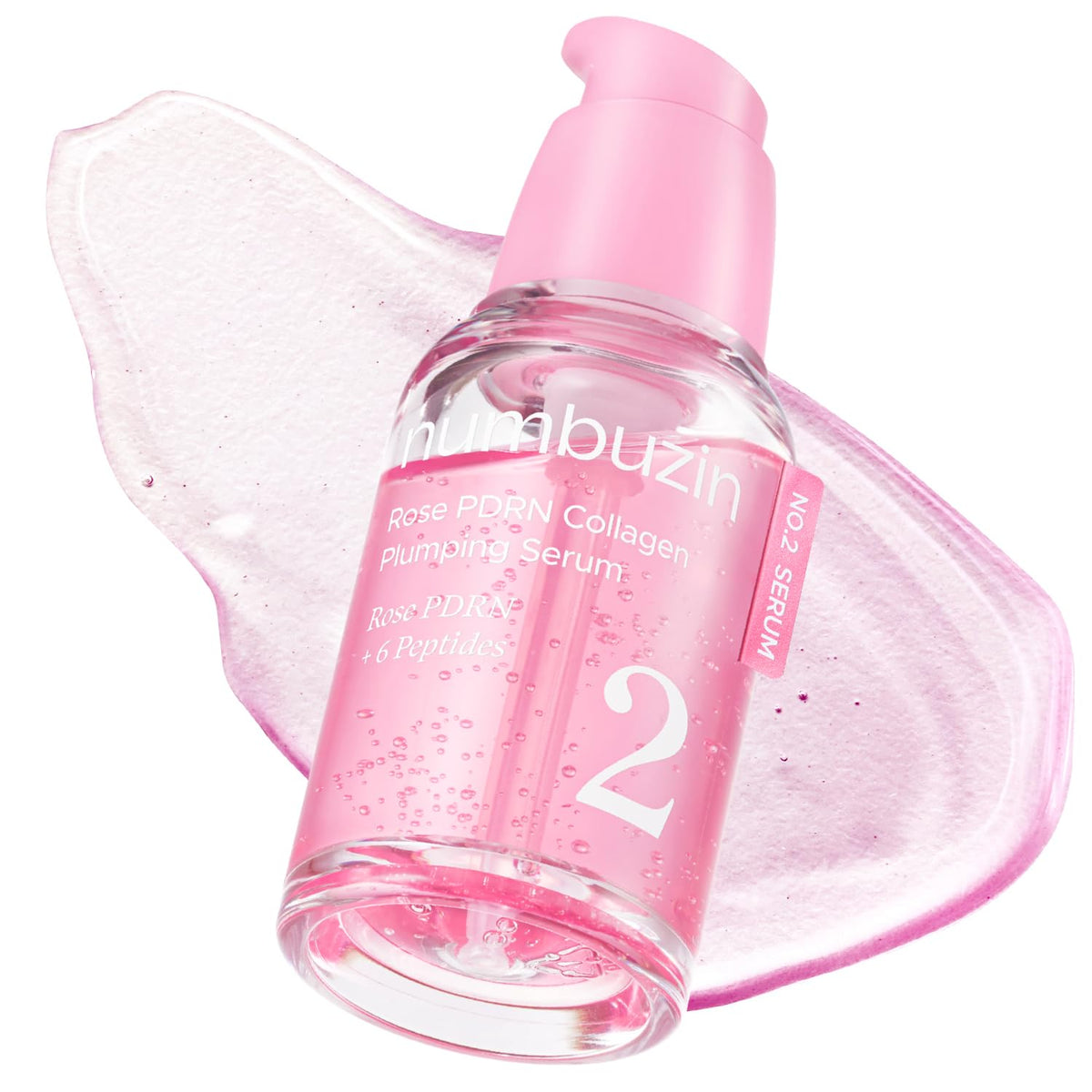 No.2 Rose PDRN Collagen Plumping Serum – Συσφικτικός & Ενυδατικός Ορός Προσώπου με PDRN, Κολλαγόνο & Πεπτίδια