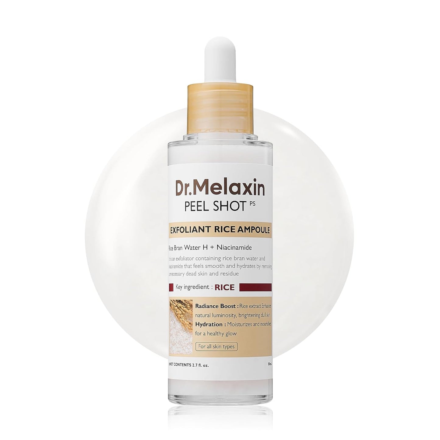 Peel Shot Exfoliant White Rice Ampoule - Απολεπιστική Αμπούλα για Λάμψη & Λεία Επιδερμίδα