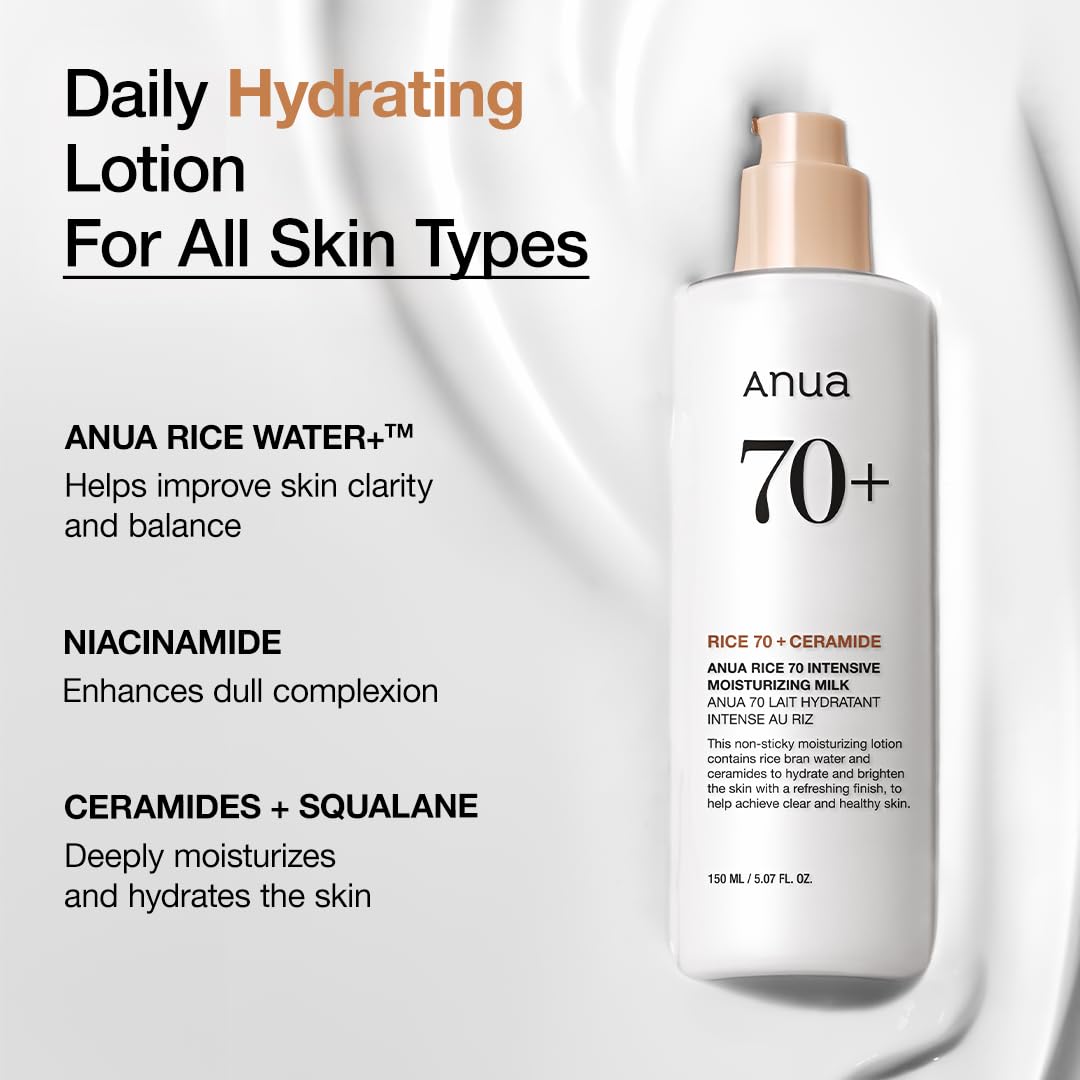 Rice 70 Intensive Moisturizing Milk - Ενυδατωτικό γαλάκτωμα προσώπου με 70% νερό ρυζιού