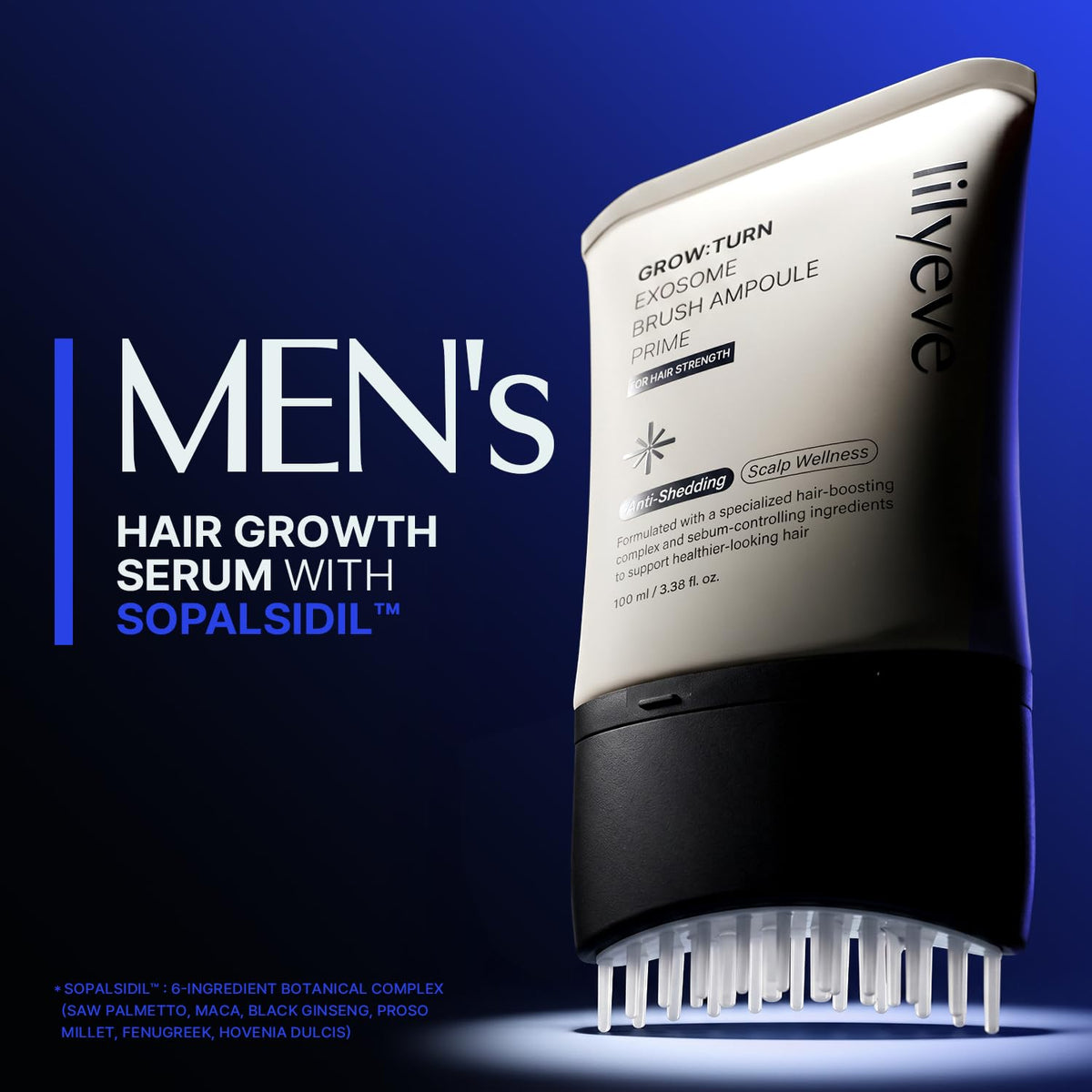 GROW:TURN EXOSOME Brush Ampoule Prime – Αμπούλα Τριχωτού με Exosomes & Βουρτσάκι για Αραίωση και Ενδυνάμωση