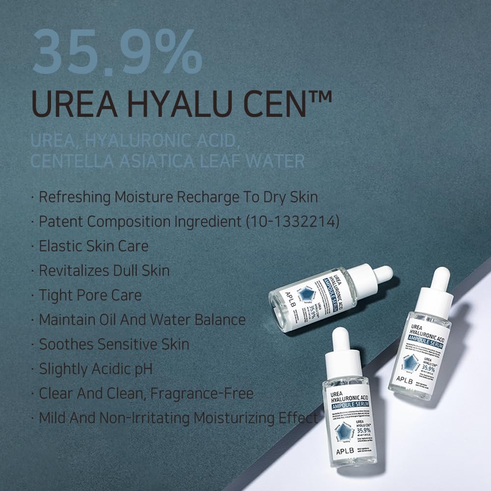 Urea Hyaluronic Acid Ampoule Serum - Ενυδατικός Ορός με Ουρία & Υαλουρονικό Οξύ
