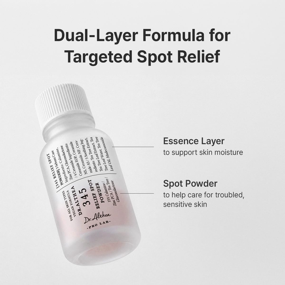345 Relief Spot Powder – Τοπική Θεραπεία για Σπυράκια & Ατέλειες με Καλαμίνη, Ψευδάργυρο και Ceramides