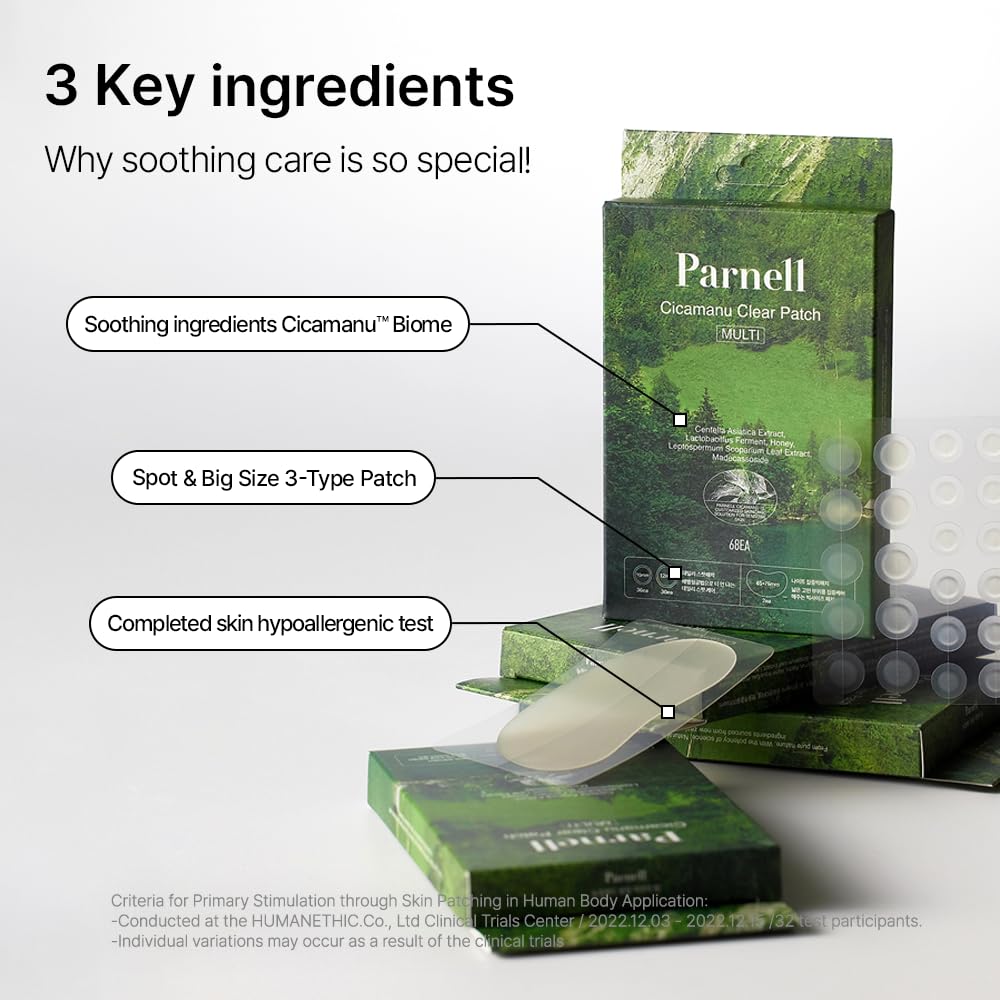 Cicamanu Clear Patch - Καταπραϋντικά Patches Ακμής με Cica & Manuka Honey