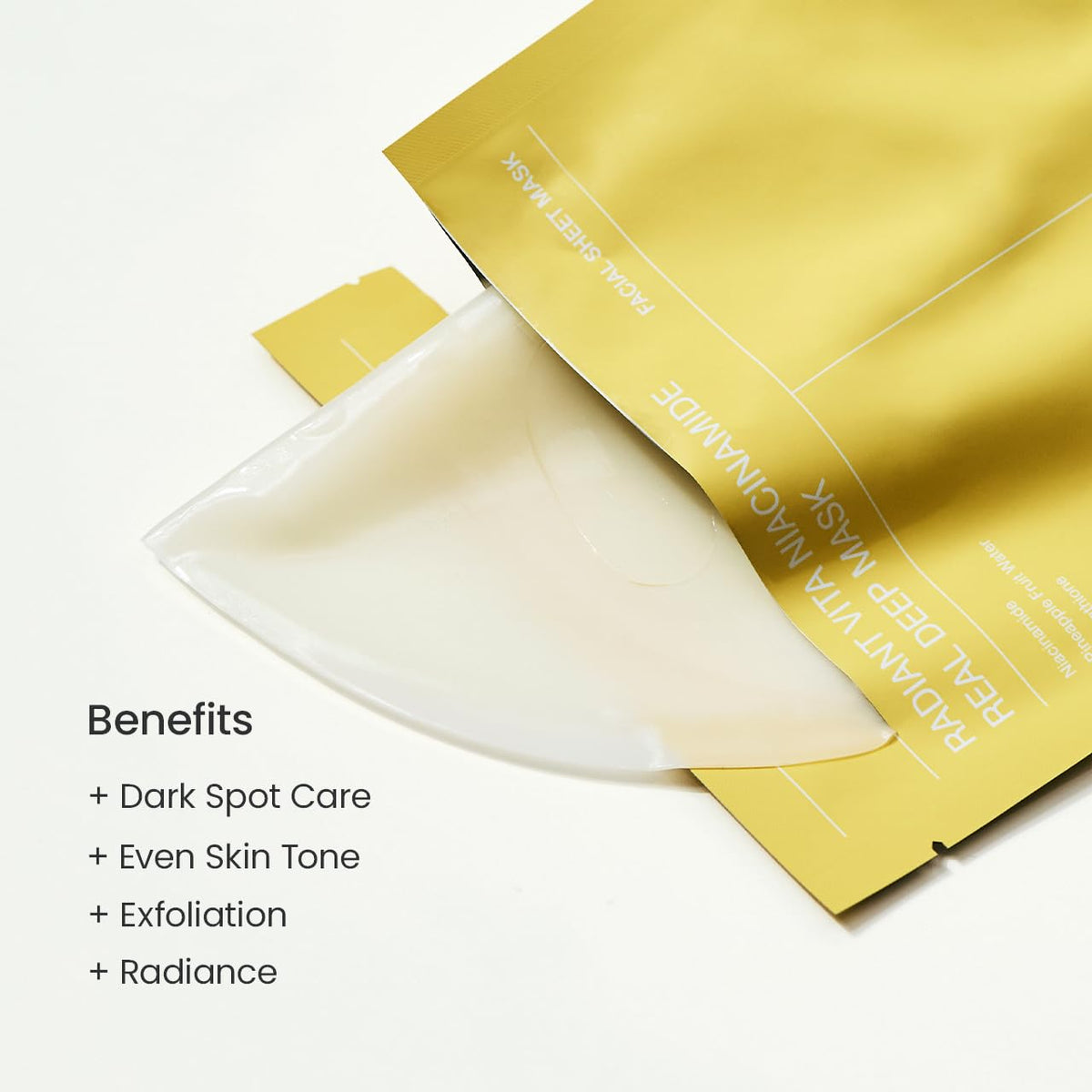Radiant Vita-Niacinamide Real Deep Mask - Gel Μάσκα για ομοιόμορφο τόνο επιδερμίδας