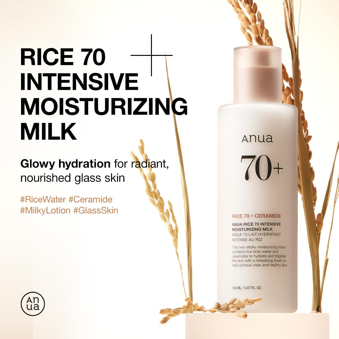 Rice 70 Intensive Moisturizing Milk - Ενυδατωτικό γαλάκτωμα προσώπου με 70% νερό ρυζιού