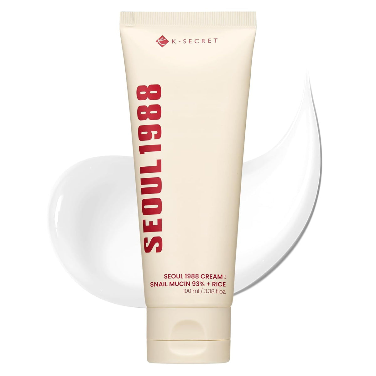 SEOUL 1988 Cream: Snail Mucin 93% + Rice - Ενυδατική κρέμα με έκκριμα σαλιγκαριού
