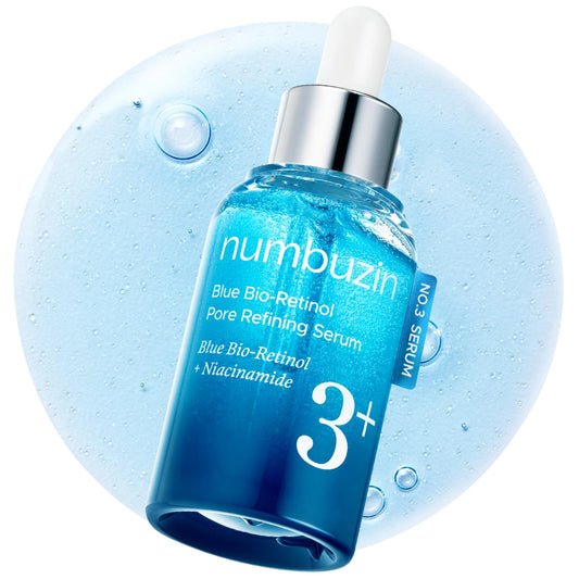 No.3 Blue Bio-Retinol Pore Refining Serum – Ορός Προσώπου με Bio-Retinol & 10% Νιασιναμίδη για Πόρους και Υφή