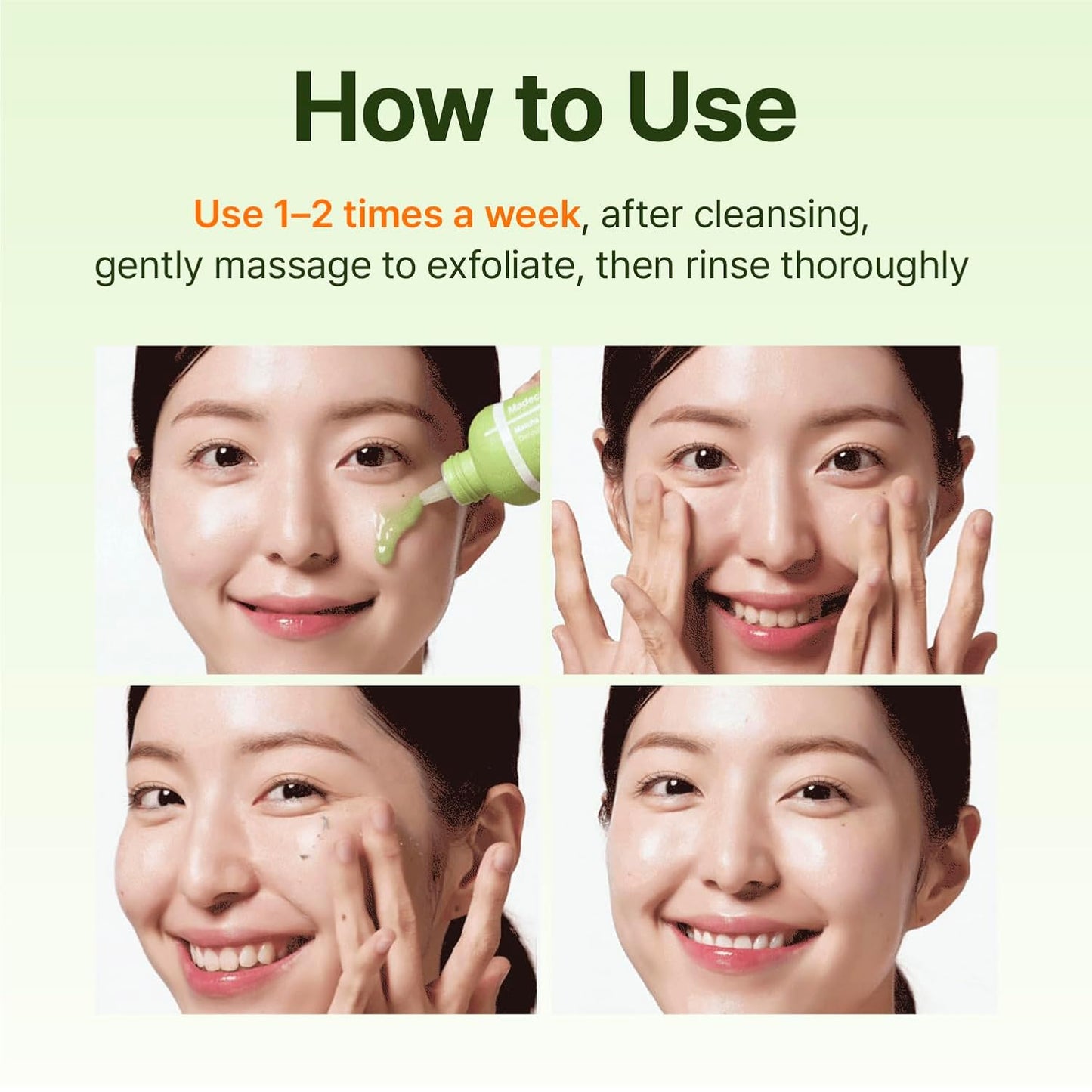 Madeca Matcha Toning Peeling Gel - Απολεπιστικό Gel Προσώπου με για Λεία και Φωτεινή Επιδερμίδα