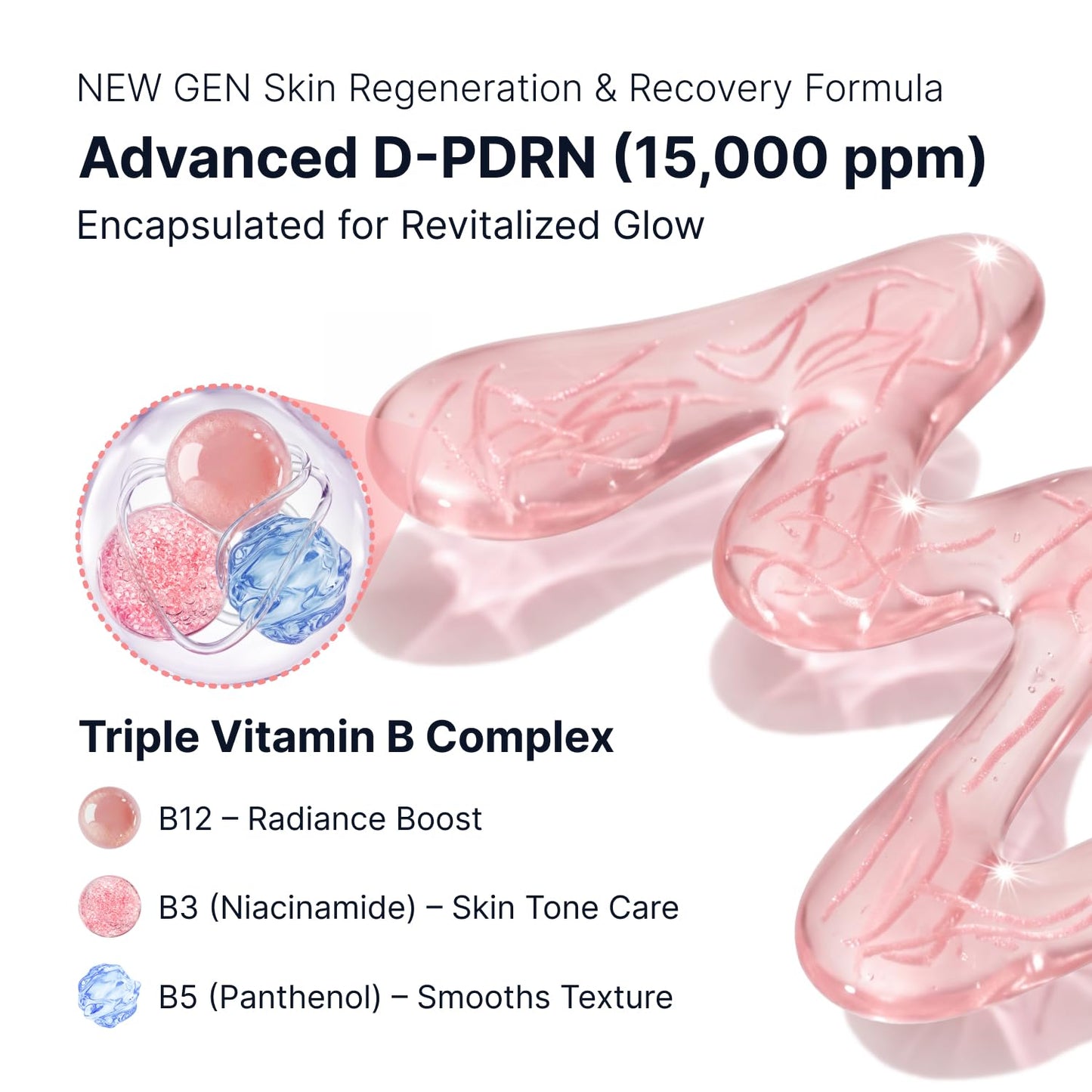 Pink PDRN Glow Boosting Ampoule 40ml – Αμπούλα Λάμψης & Ελαστικότητας με PDRN