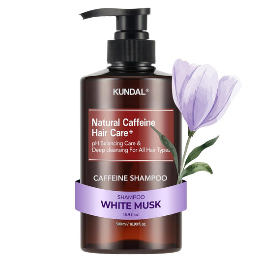 Caffeine Shampoo White Musk – Σαμπουάν με Καφεΐνη για Τόνωση, Όγκο & Ενδυνάμωση Μαλλιών