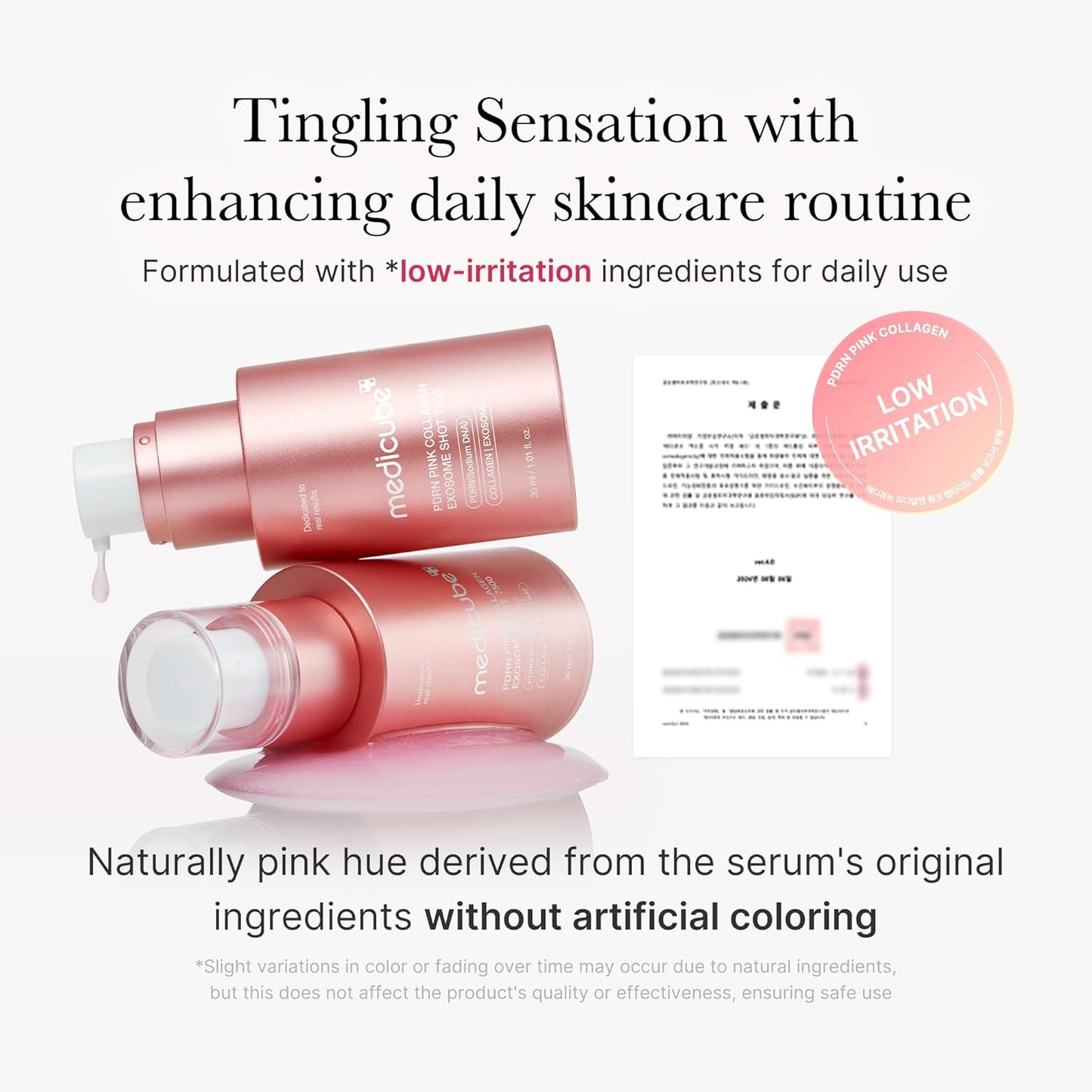 PDRN Pink Exosome Shot Serum 7500 - Ορός micro-needling για ατέλειες, δυσχρωμίες & ανομοιόμορφη υφή