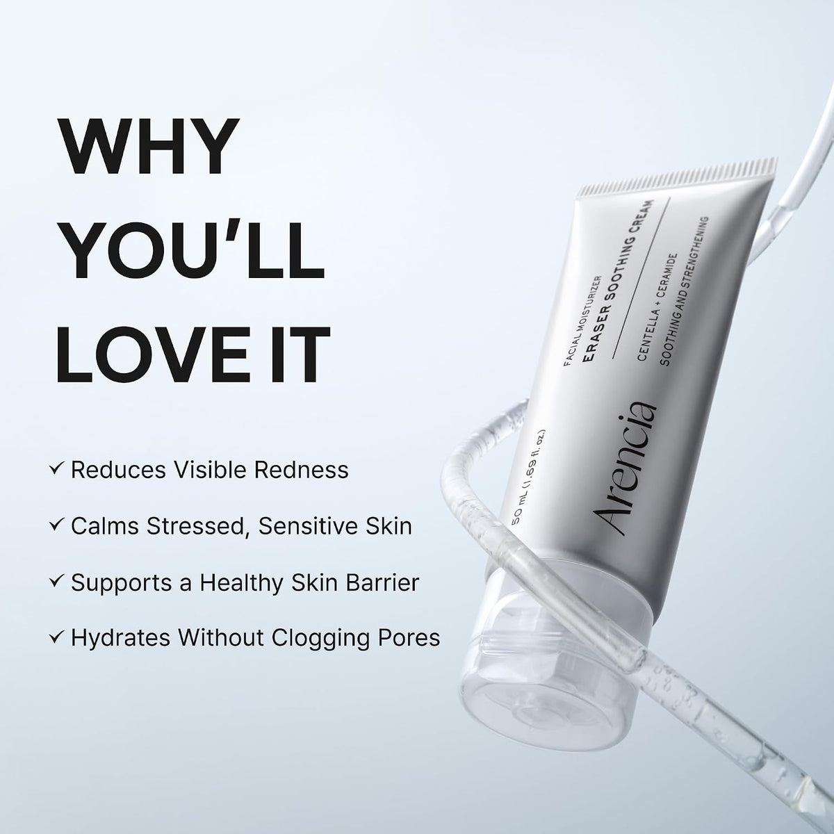 Eraser Soothing Cream – Καταπραϋντική Κρέμα Προσώπου για Ενυδάτωση & Ενίσχυση του Επιδερμικού Φραγμού με Centella & Ceramides
