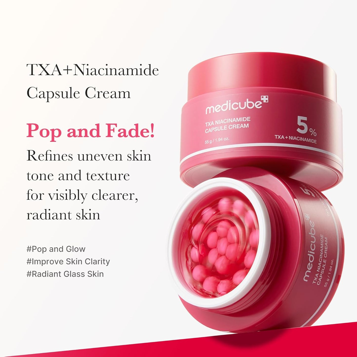 TXA Niacinamide Capsule Cream - Κρέμα για δυσχρωμίες, σημάδια ακμής & ανομοιόμορφη υφή
