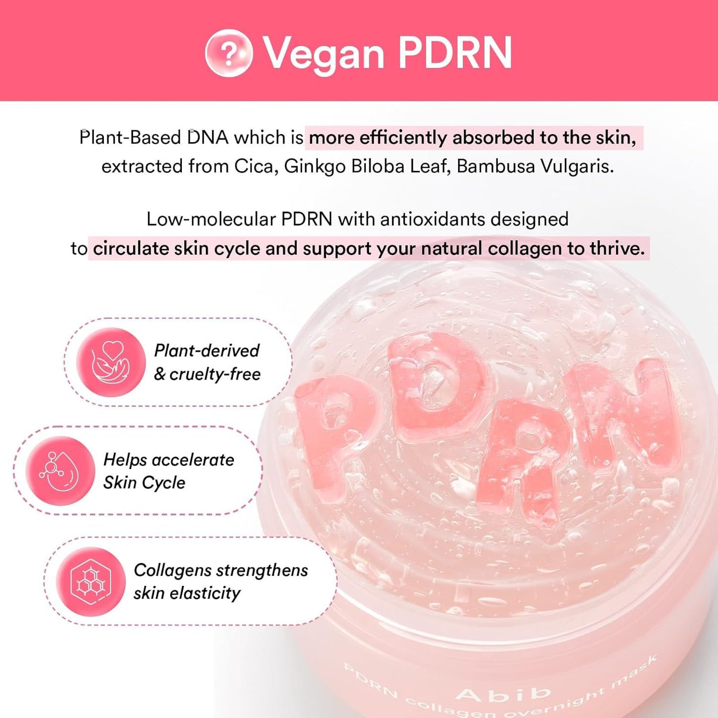 PDRN Collagen Overnight Face Mask Firming Jelly
