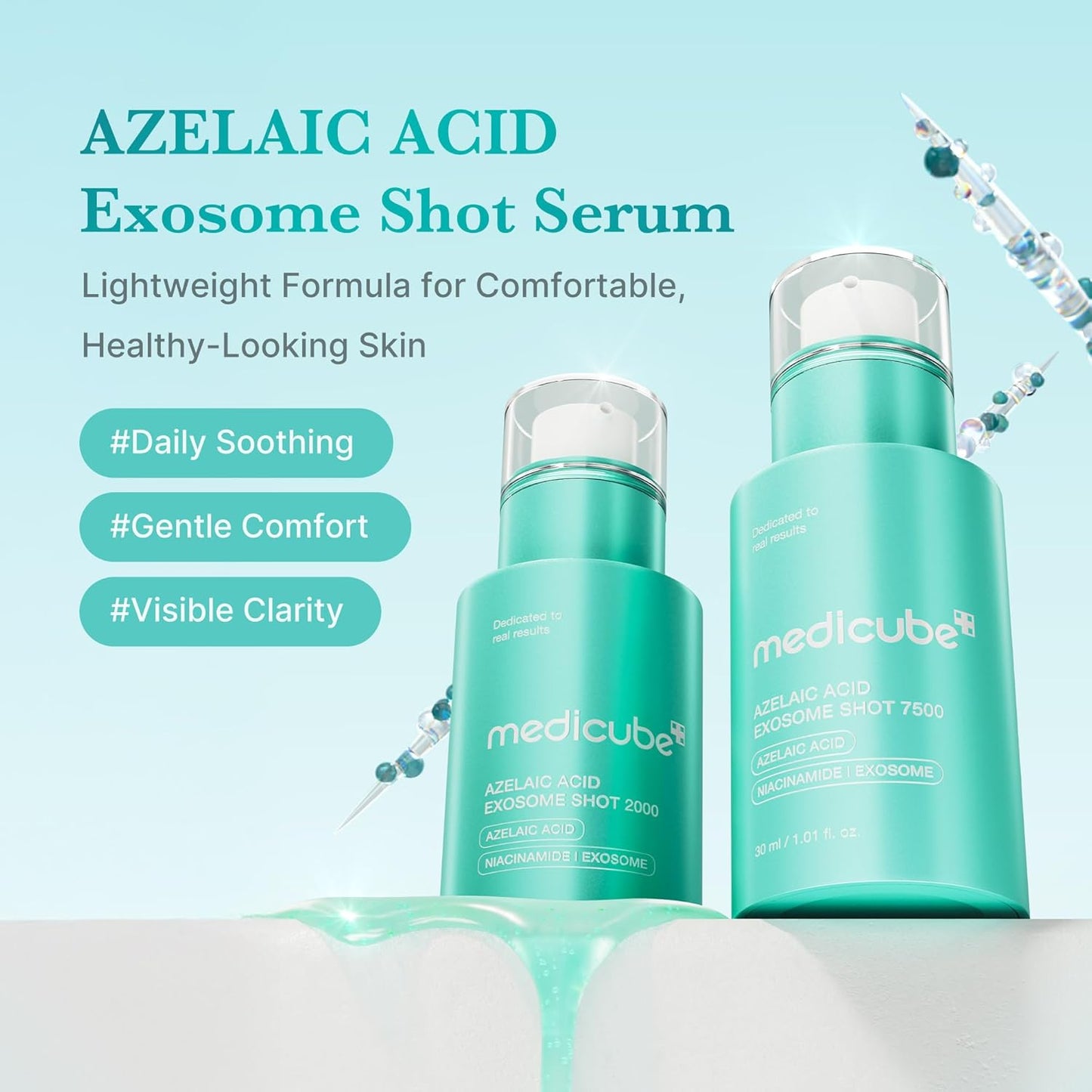 Azelaic Acid Exosome Shot Serum 2000 – Καταπραϋντικός & Εξισορροπητικός Ορός με Αζελαϊκό Οξύ & Εξωσώματα