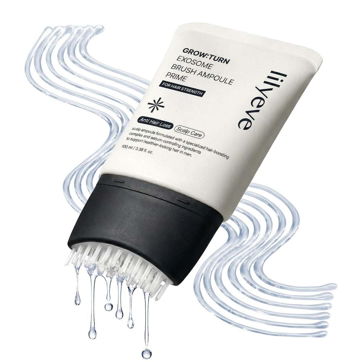 GROW:TURN EXOSOME Brush Ampoule Prime – Αμπούλα Τριχωτού με Exosomes & Βουρτσάκι για Αραίωση και Ενδυνάμωση