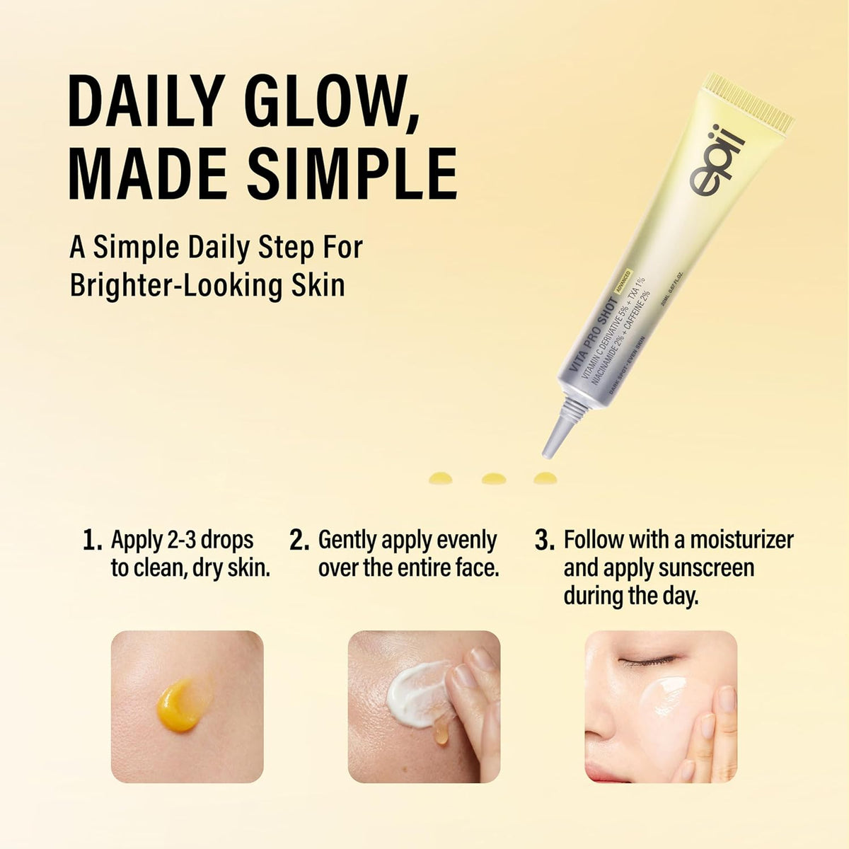 Vita Pro Shot – Ορός Λάμψης & Δυσχρωμιών με 5% Vitamin C, Niacinamide & Tranexamic Acid