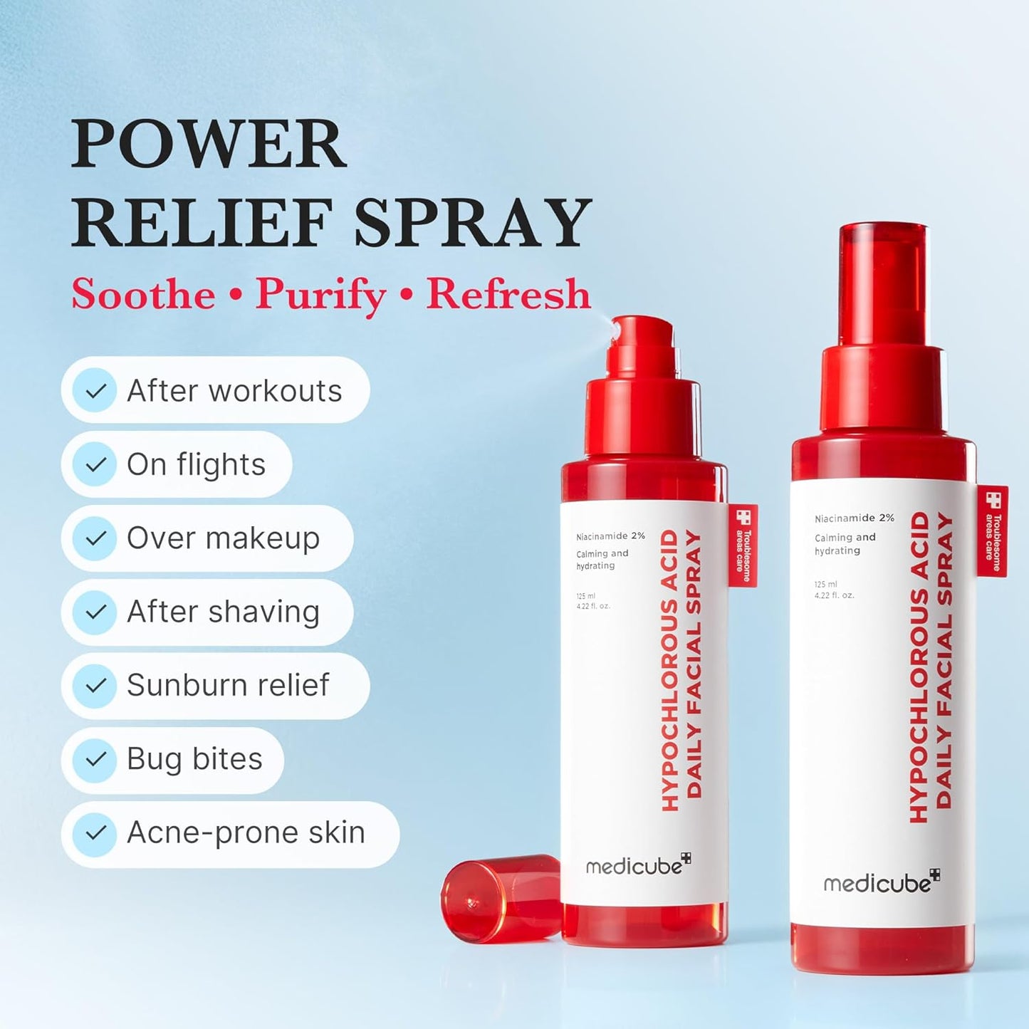 Hypochlorous Acid Daily Facial Spray – Καταπραϋντικό & Καθαριστικό Mist Προσώπου με HOCl