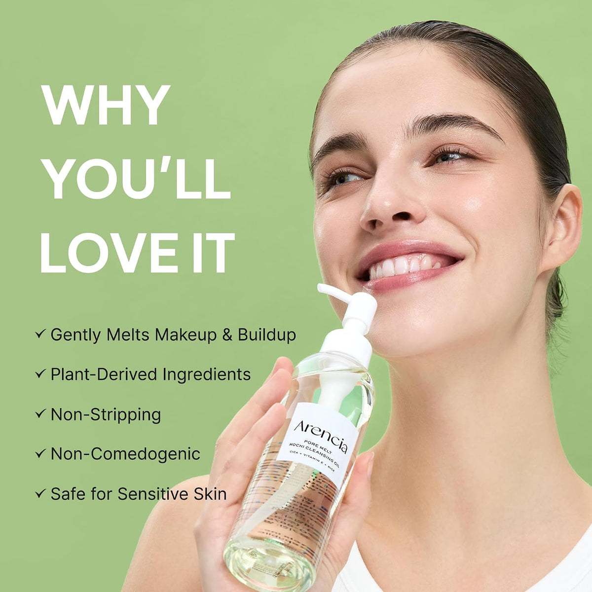 Pore Melt Mochi Cleansing Oil – Λάδι Καθαρισμού Προσώπου για Πόρους & Μακιγιάζ με Rice Amino Acids και Cica