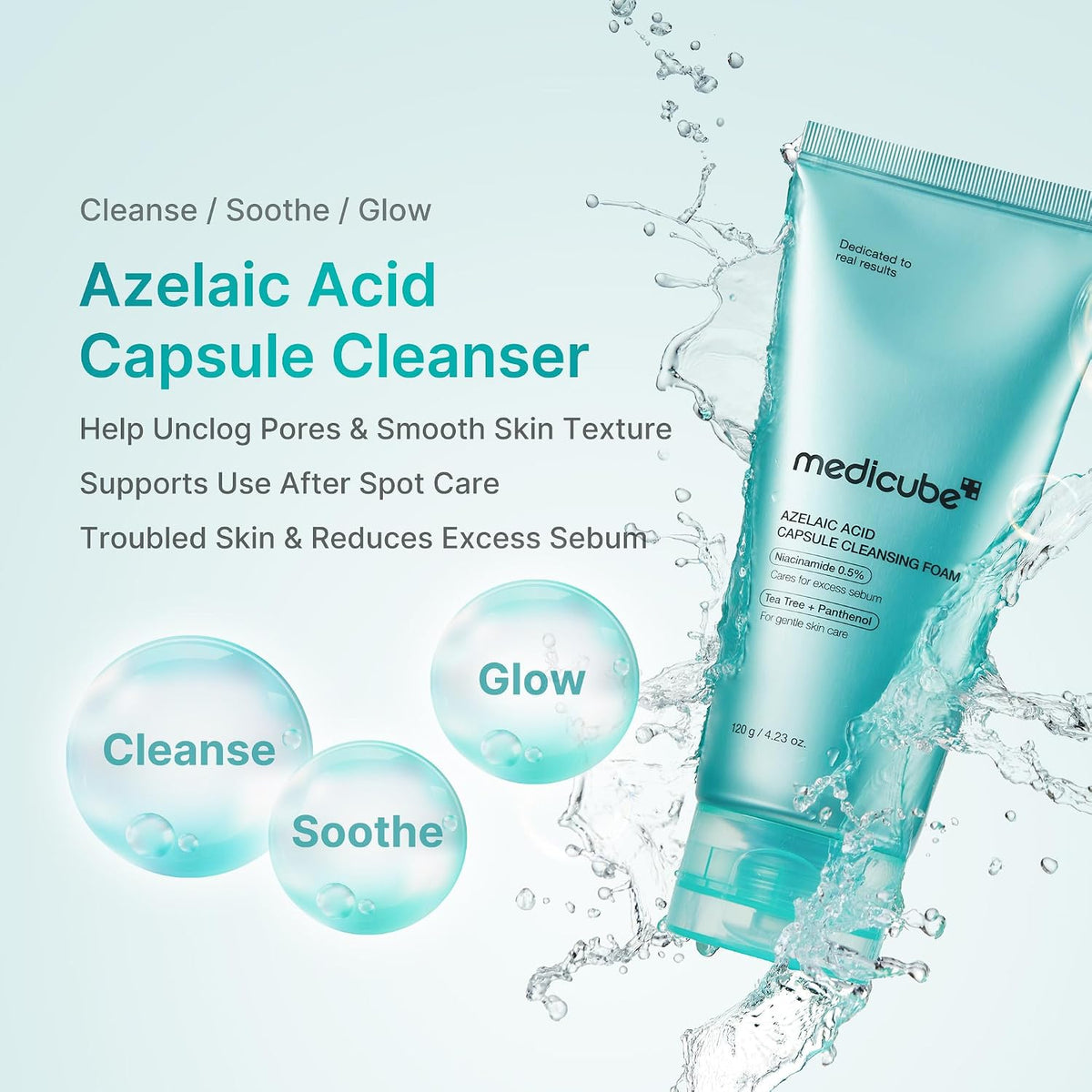 Azelaic Acid Niacinamide Deep Clean Foam Cleanser – Αφρός Βαθύ Καθαρισμού με Αζελαϊκό Οξύ & Νιασιναμίδη για Λιπαρότητα και Πόρους