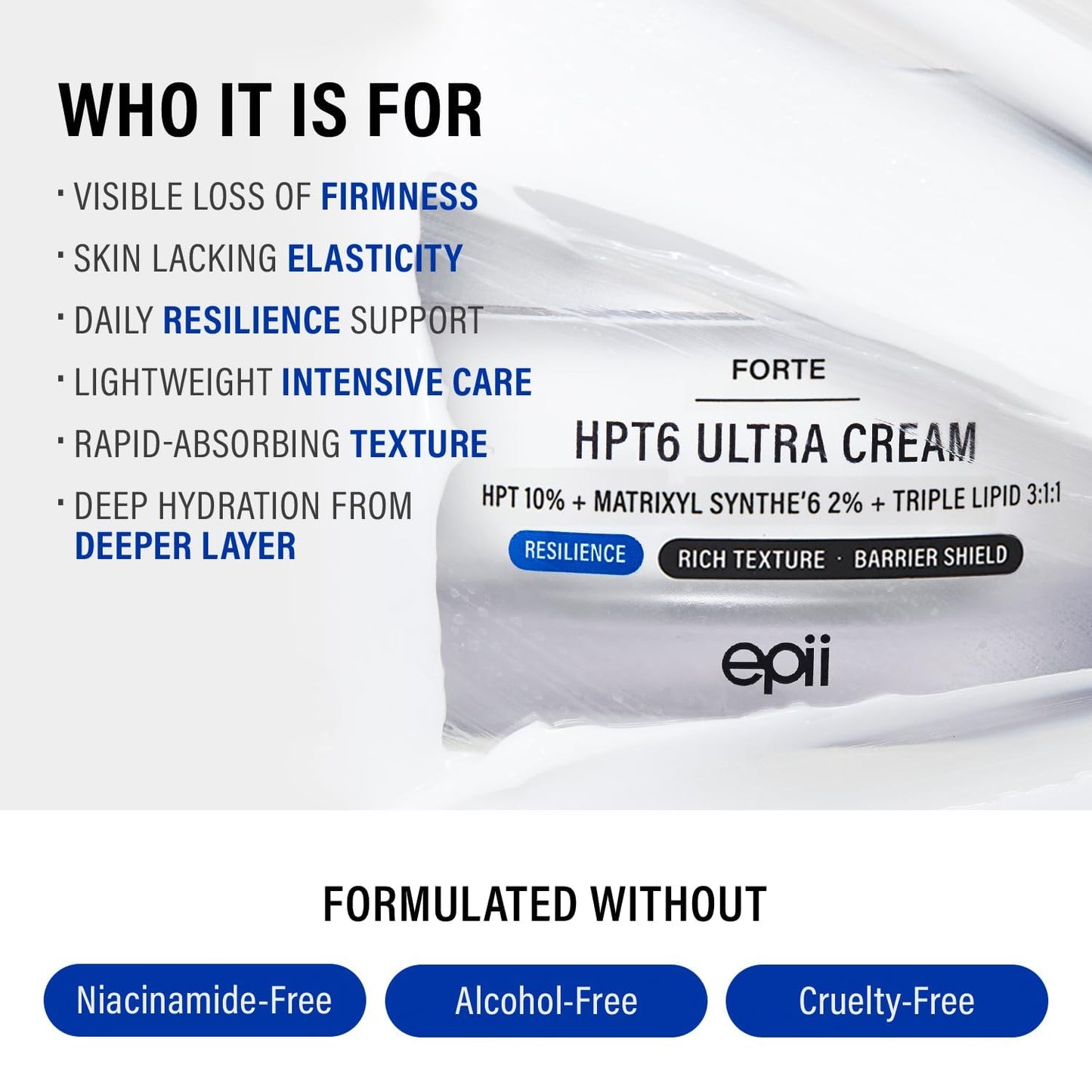 HPT6 Ultra Cream 10% Forte – Εντατική Συσφικτική & Plumping Κρέμα με 10% HPT, 2% Matrixyl Synthé’6 & Ceramides