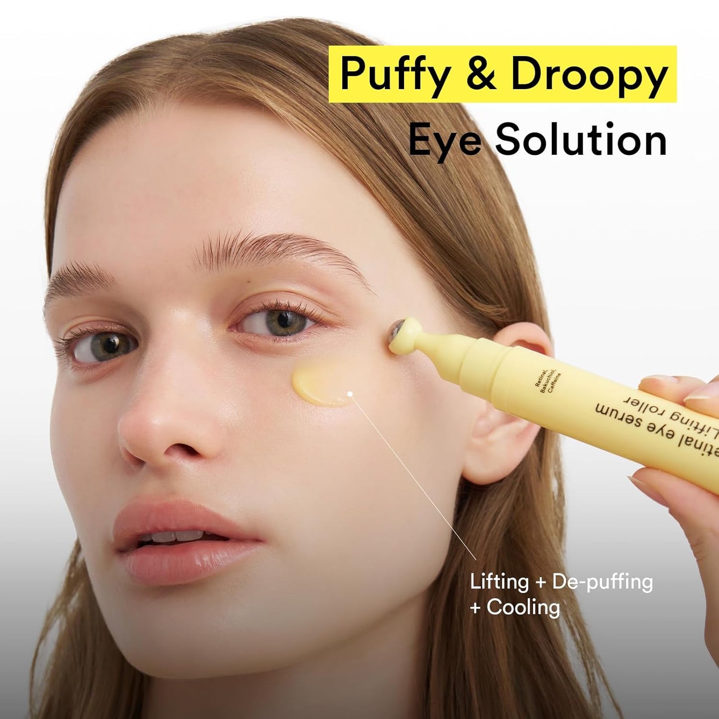 Retinal Eye Serum Lifting Roller - Ορός Ματιών με Retinal & Καφεΐνη με Roller Ανόρθωσης