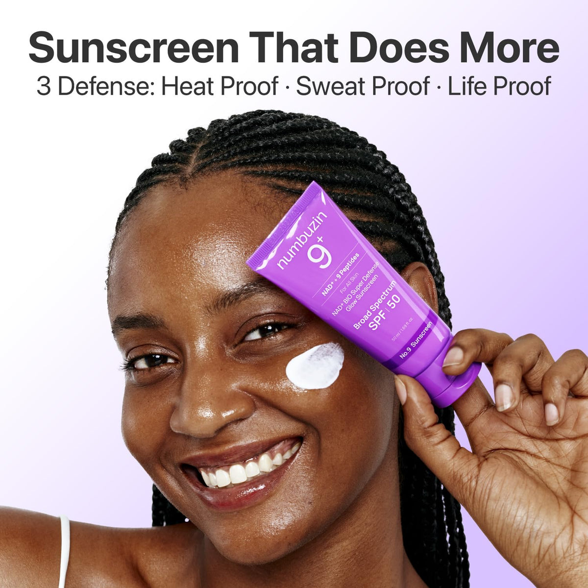 No.9 NAD+ Peptides Dewy Sun Essence SPF50+ PA++++ – Αντηλιακή Essence Προσώπου για Σύσφιξη & Glass Skin Λάμψη