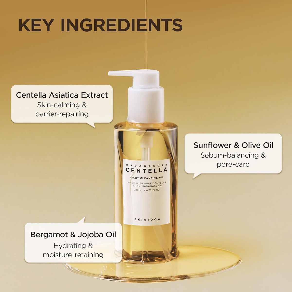 Madagascar Centella Light Cleansing Oil