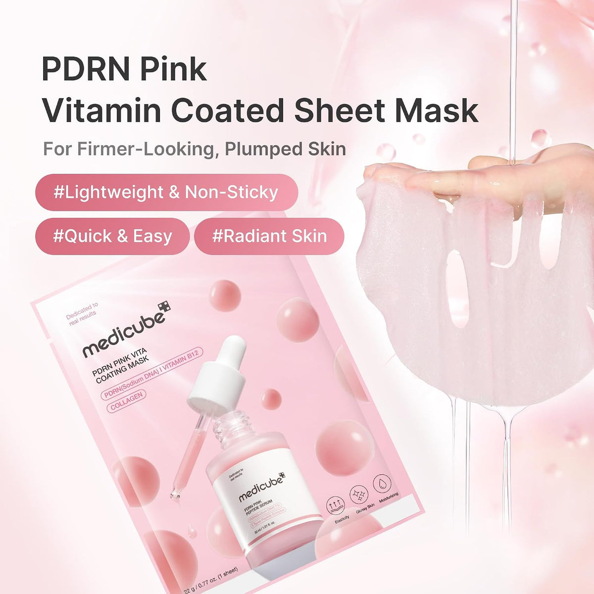 PDRN Pink Vita Coating Mask - Μάσκα λάμψης