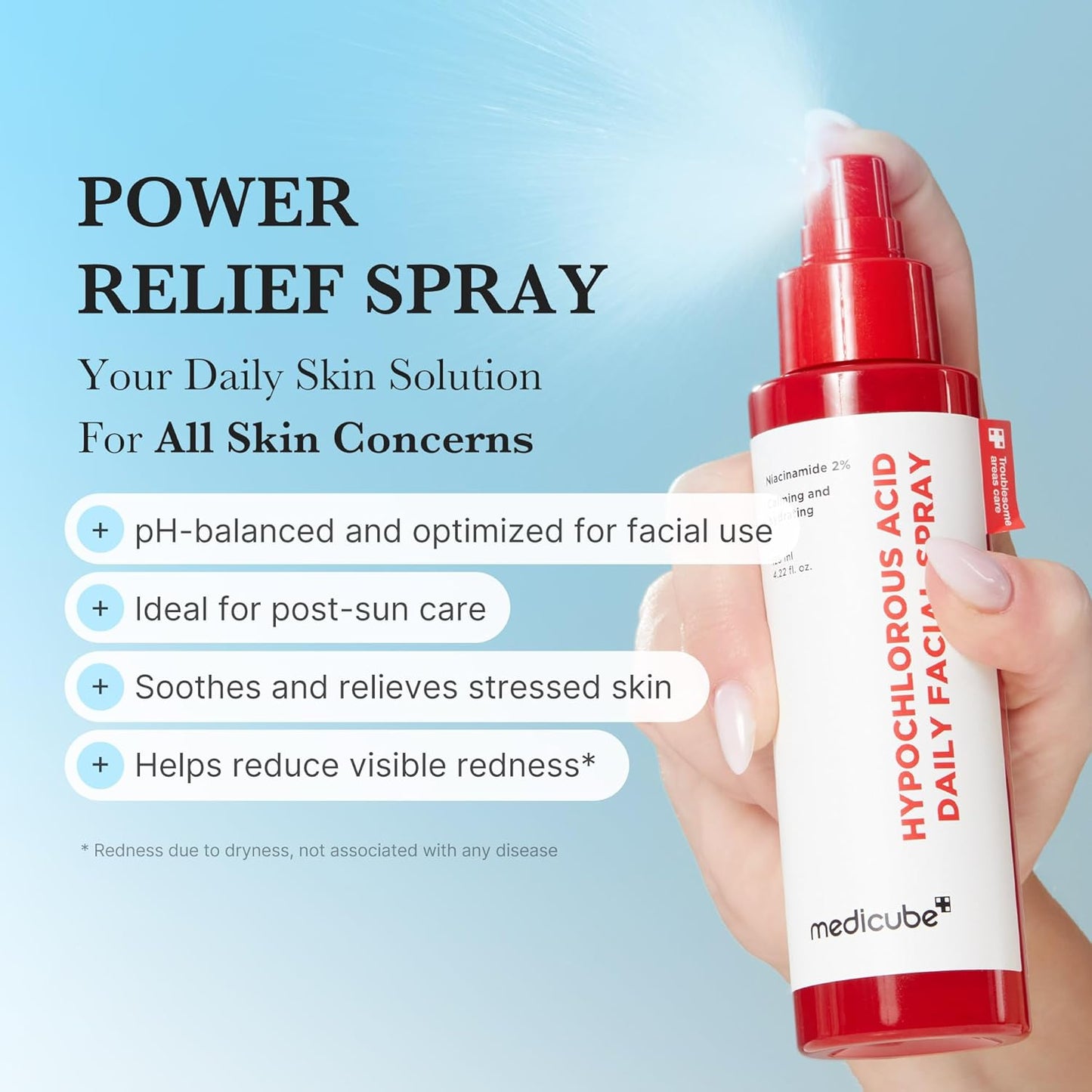 Hypochlorous Acid Daily Facial Spray – Καταπραϋντικό & Καθαριστικό Mist Προσώπου με HOCl