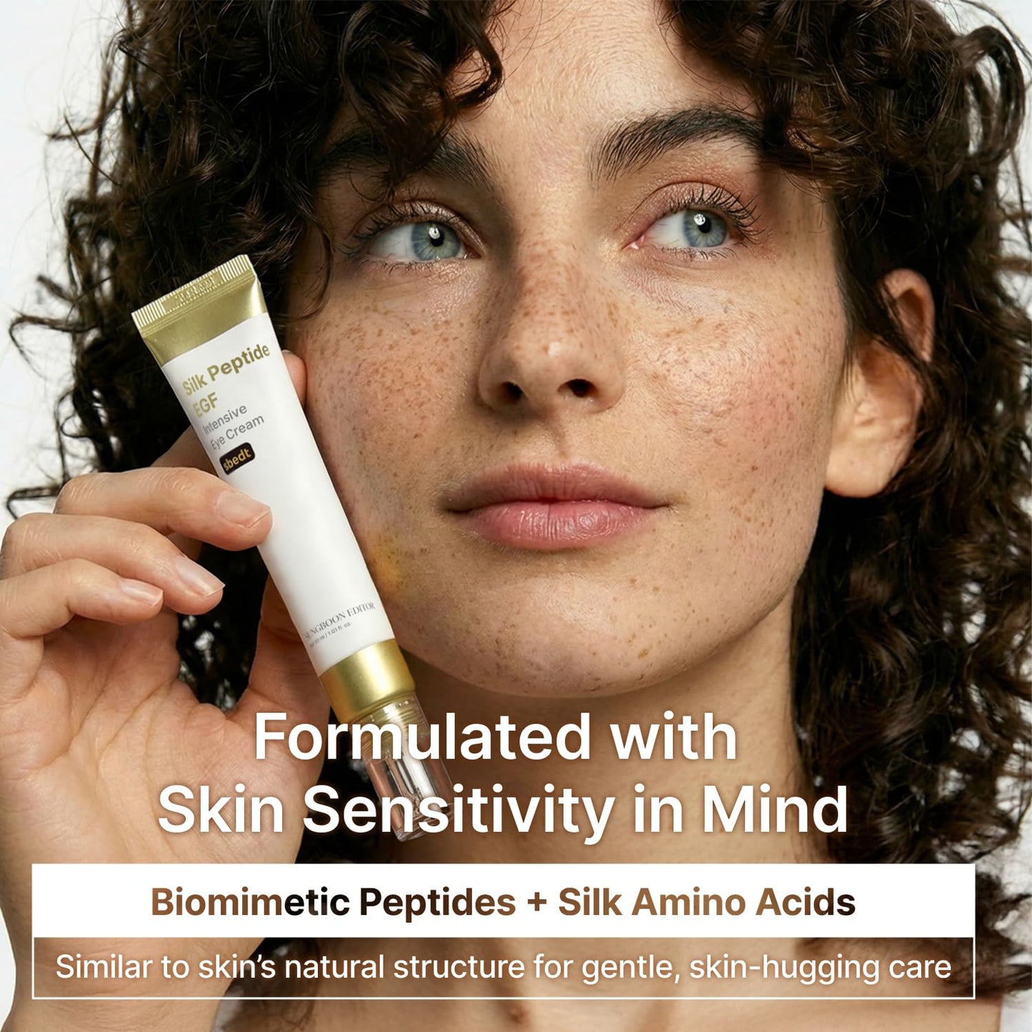 Silk Peptide EGF Intensive Eye Cream - Αντιγηραντική Κρέμα Ματιών με EGF, Ρετινόλη & Πεπτίδια
