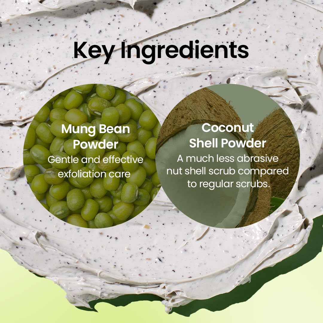 Mung Bean Pore Clay Mask - Αναζωογονητική μάσκα καθαρισμού με εκχύλισμα φασολιών