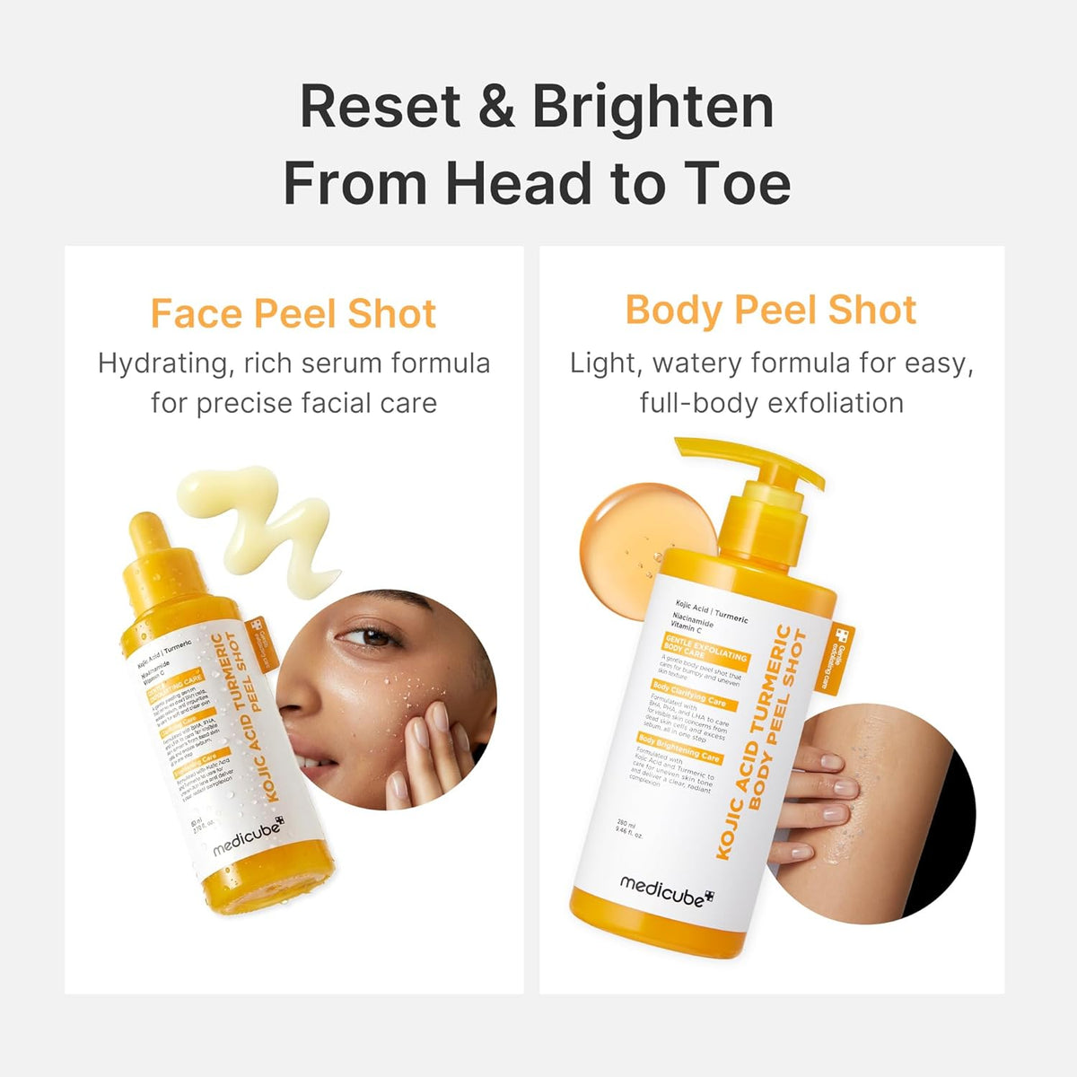 Kojic Acid Turmeric Peel Shot – Απολεπιστικό Προσώπου για Λάμψη, Πόρους & Δυσχρωμίες με Κοτζικό Οξύ, Κουρκουμά & Οξέα