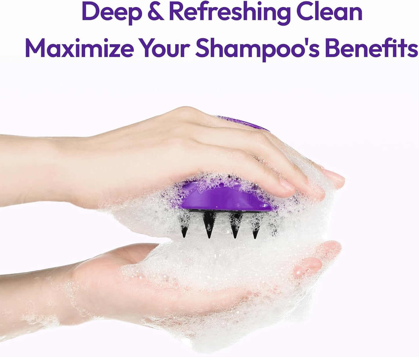 Shampoo Brush – Βούρτσα Μασάζ Τριχωτού για Βαθύ Καθαρισμό & Χαλάρωση