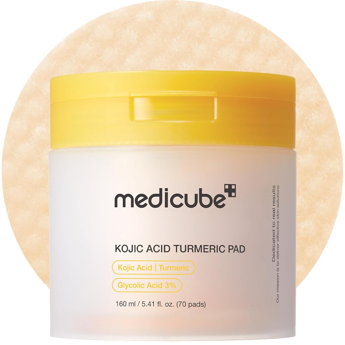 Kojic Acid Turmeric Pad - Toner Pads για Λάμψη, Ομοιόμορφο Τόνο και Καταπράυνση