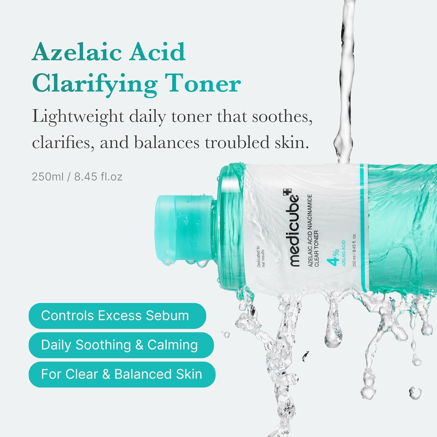 Azelaic Acid Niacinamide Clear Toner – Καταπραϋντικό & Εξισορροπητικό Τόνερ με Αζελαϊκό Οξύ