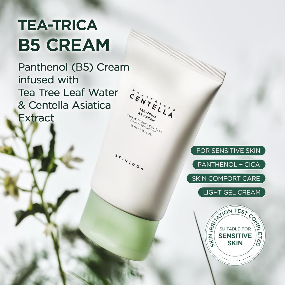 Madagascar Centella Tea-Trica B5 Cream - Καταπραϋντική &amp; Επανορθωτική Κρέμα