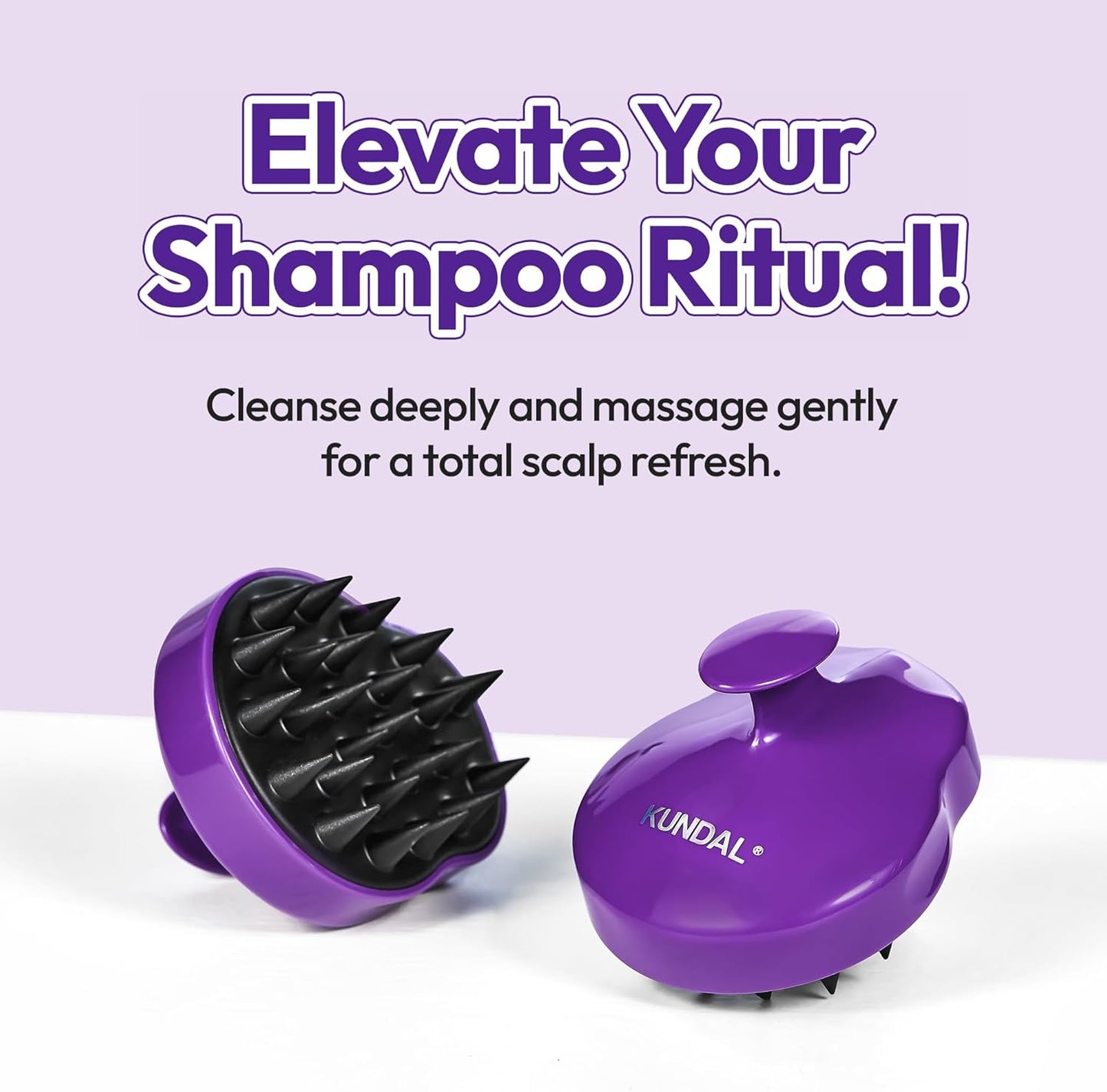 Shampoo Brush – Βούρτσα Μασάζ Τριχωτού για Βαθύ Καθαρισμό & Χαλάρωση